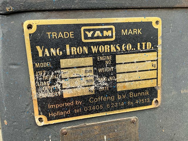 1991 yam / toyota fd-25 - afbeelding 13 van  21