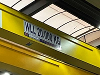 1992 abus dubbelligger bovenloophalkraan 20t - afbeelding 7 van  19