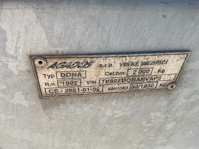 1992 agados dona aanhangwagen - afbeelding 8 van  8