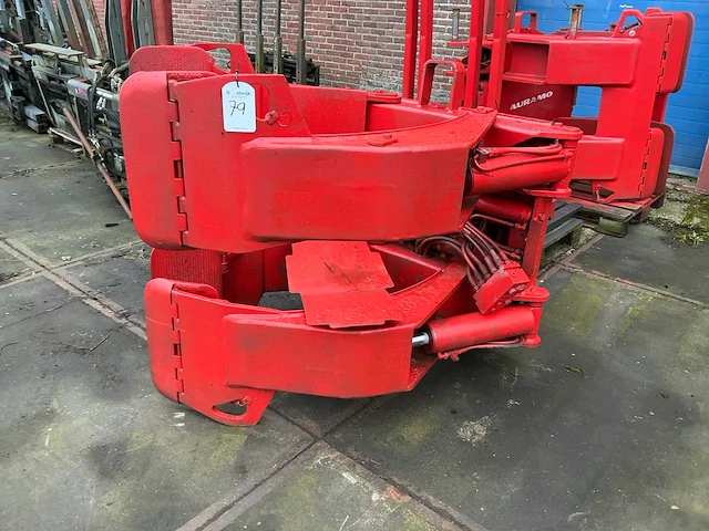 1992 auramo ra320nj roterende papierrol splitarm klem - afbeelding 1 van  9