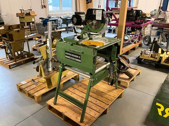 1992 elektra beckum kgt 500 tafel afkortzaagmachine - afbeelding 2 van  6