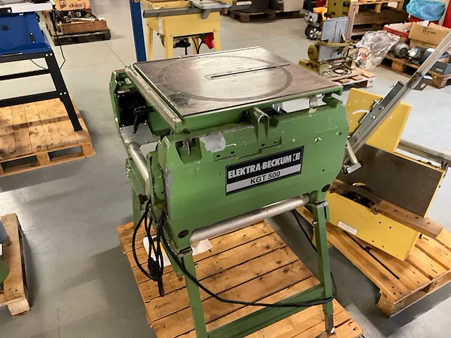 1992 elektra beckum kgt 500 tafel afkortzaagmachine - afbeelding 3 van  6