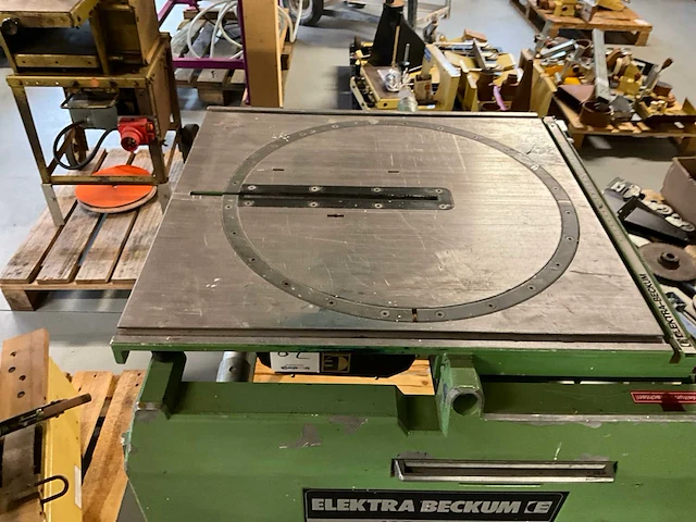 1992 elektra beckum kgt 500 tafel afkortzaagmachine - afbeelding 4 van  6