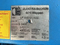 1992 elektra beckum lp 602/11/500 luchtcompressor - afbeelding 4 van  13
