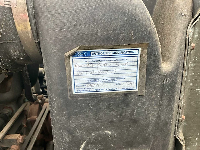 1992 ford f700 vrachtwagen - afbeelding 35 van  46