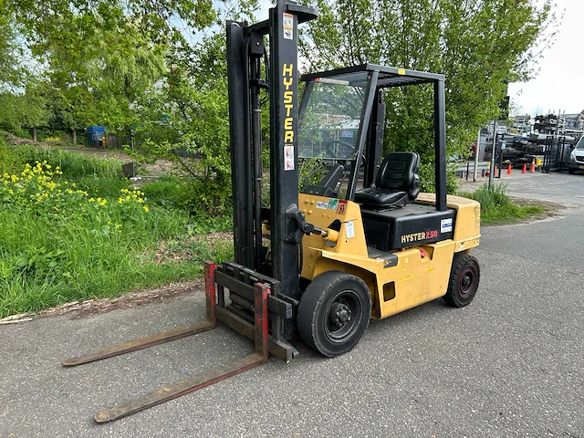 1992 hyster h2.50xm diesel vorkheftruck - afbeelding 9 van  16