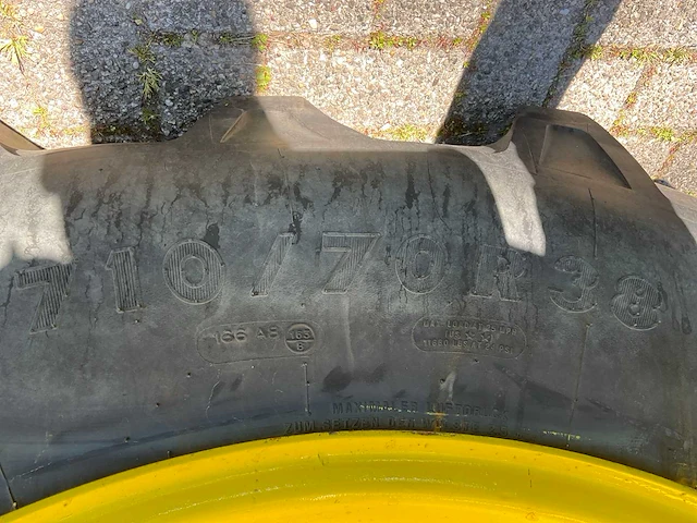 1992 john deere 4755 vierwielaangedreven landbouwtractor - afbeelding 7 van  32