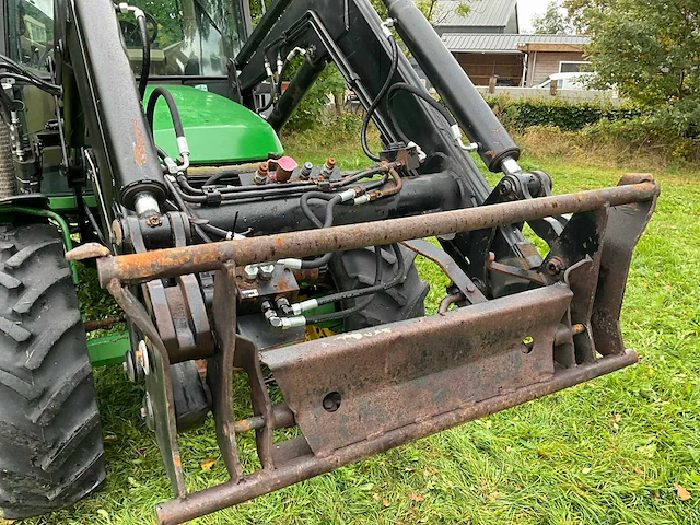 1992 john deere 6200 vierwielaangedreven landbouwtractor met voorlader - afbeelding 5 van  35