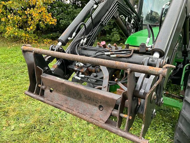 1992 john deere 6200 vierwielaangedreven landbouwtractor met voorlader - afbeelding 6 van  35