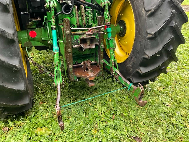 1992 john deere 6200 vierwielaangedreven landbouwtractor met voorlader - afbeelding 11 van  35