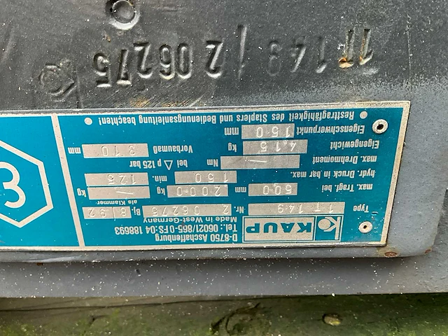 1992 kaup 1t 149 schaarreach - afbeelding 4 van  4