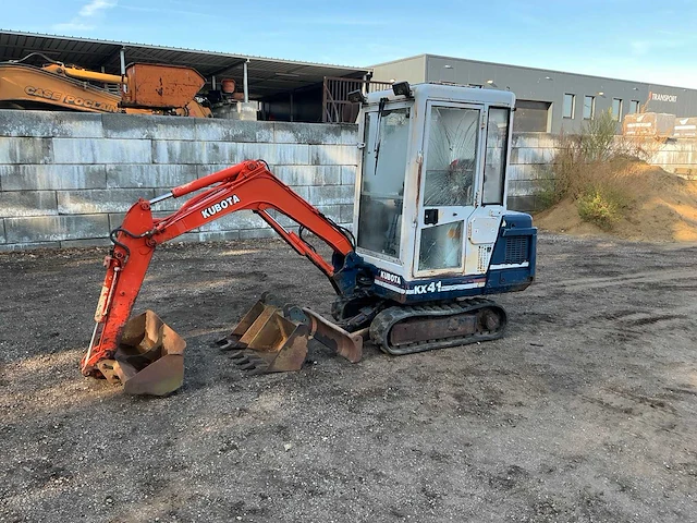 1992 kubota kx41 minigraafmachine - afbeelding 1 van  37