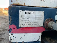 1992 kubota kx41 minigraafmachine - afbeelding 31 van  37
