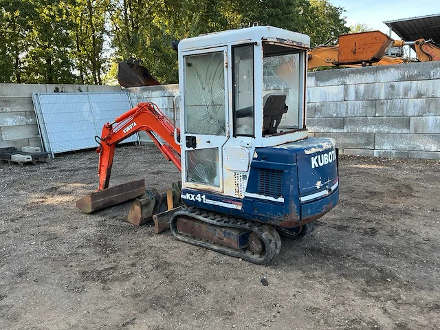 1992 kubota kx41 minigraafmachine - afbeelding 23 van  37