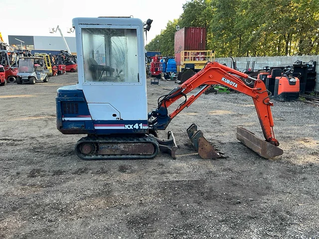1992 kubota kx41 minigraafmachine - afbeelding 34 van  37