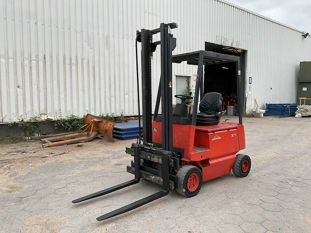 1992 linde e16p vorkheftruck - afbeelding 1 van  10