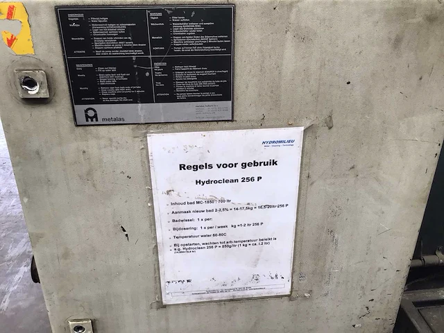 1992 metalas mc 1830 onderdelenreiniger - afbeelding 8 van  9