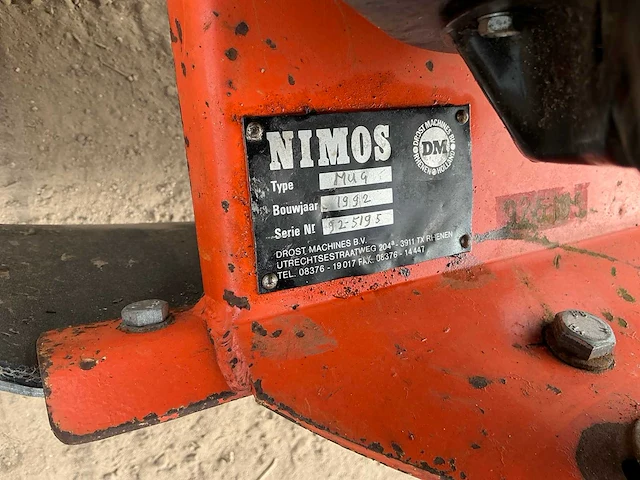 1992 nimos mu9 onkruidborstelmachine - afbeelding 14 van  21