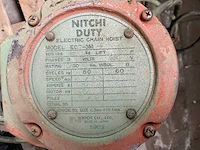1992 nitchi ect-3m elektrische kettingtakel - afbeelding 6 van  6