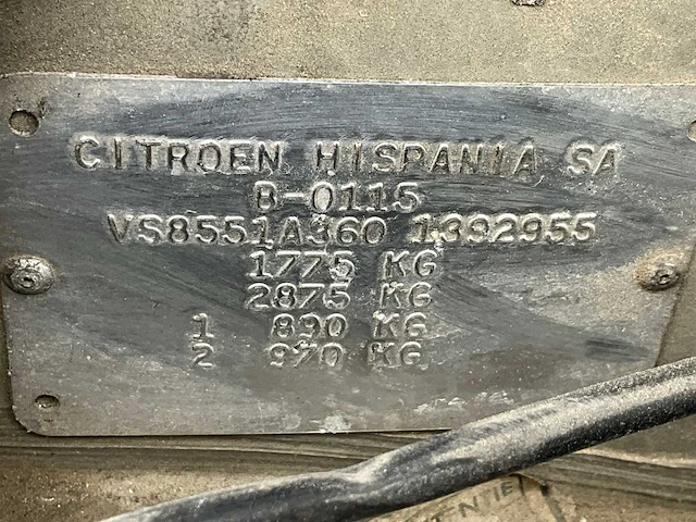 1992 peugeot 505 2,2 personenauto - afbeelding 5 van  17