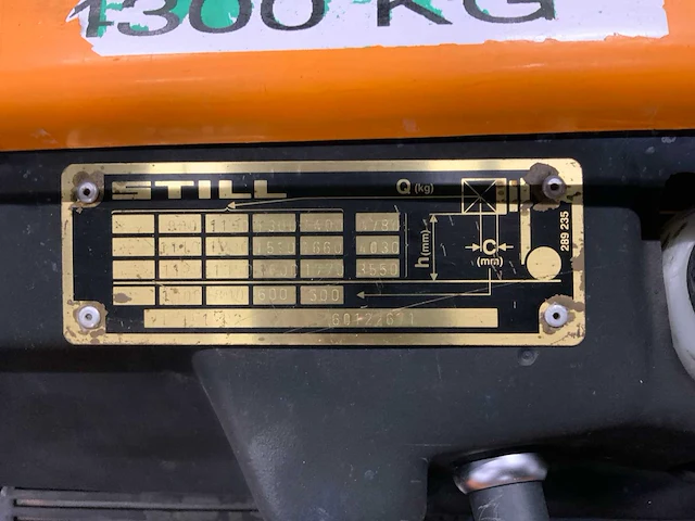 1992 stlll r60-20 vorkheftruck - afbeelding 6 van  15