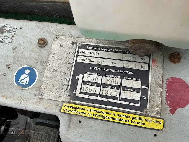 1992 toyota 02-5fd 15 vorkheftruck - afbeelding 11 van  33
