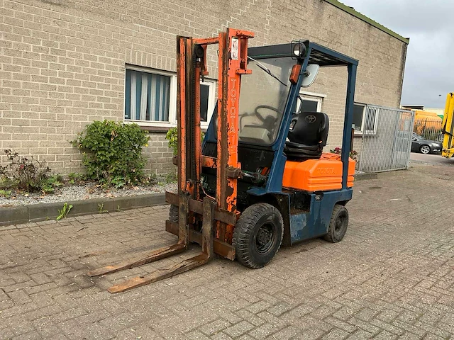 1992 toyota 02-5fd 15 vorkheftruck - afbeelding 1 van  33