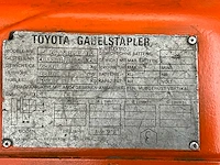 1992 toyota 42 5fgf 15 vorkheftruck - afbeelding 10 van  18