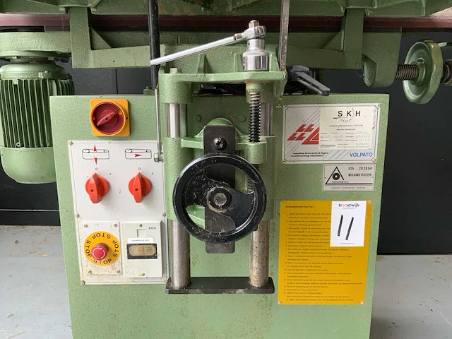 1992 volpato nts 1000 a kantenschuurmachine - afbeelding 7 van  10