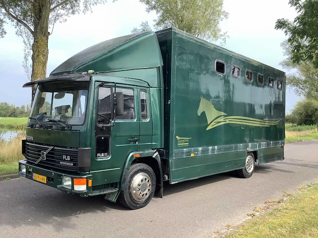 1992 volvo vrachtwagen/paardentruck - afbeelding 1 van  20