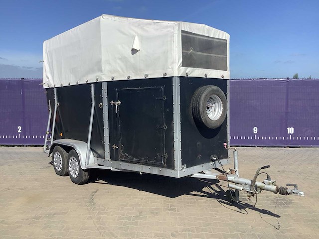 1993 - hoffmann - gindorf - paardentrailer 2-paards - afbeelding 3 van  10