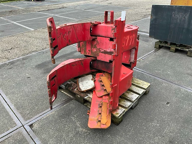 1993 auramo ra 220 nj papierrollenklem splitarm - afbeelding 1 van  5
