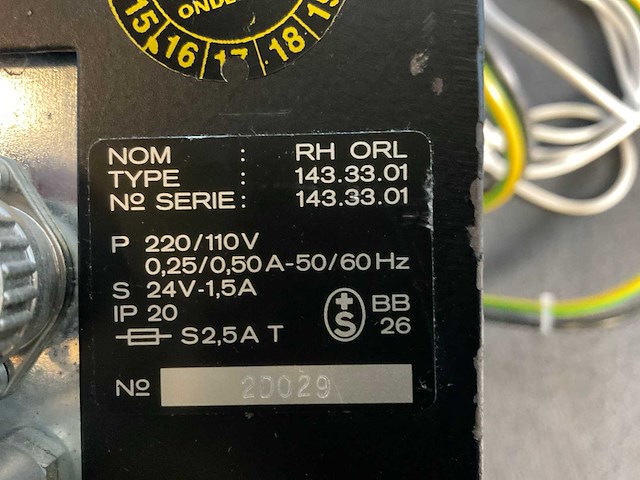 1993 bien-air 143.33.01 boormachine chirurgie pedaal - afbeelding 4 van  5