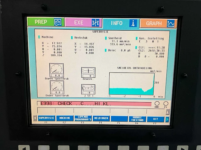 1993 charmills robofill 310 draadvonk- en erodeermachine - afbeelding 24 van  26