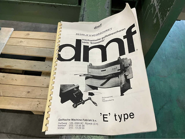 1993 dmf 4e 110d guillotineschaar - afbeelding 5 van  15