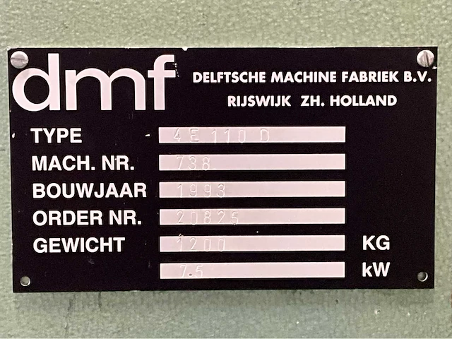 1993 dmf 4e 110d guillotineschaar - afbeelding 7 van  15