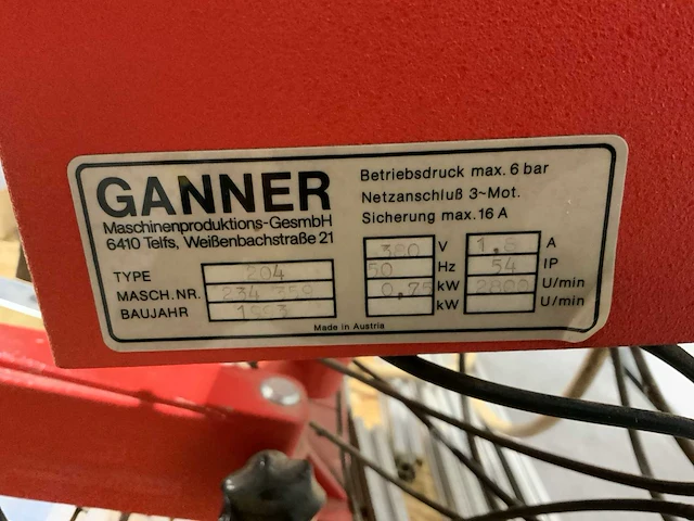 1993 ganner 204 red baron bovenfrees - afbeelding 4 van  13