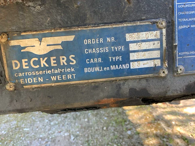 1993 jumbo e0100s15 oplegger - afbeelding 22 van  22