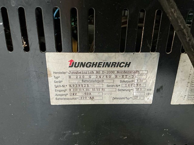 1993 jungheinrich erc a 12.5. 6 115-360zt stapelaar - afbeelding 12 van  16