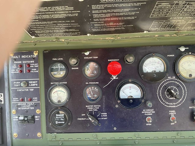 1993 libby corp mep-803a stroomgenerator (2x) - afbeelding 10 van  19