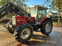 1993 massey ferguson 3085 vierwielaangedreven landbouwtractor met voorlader - afbeelding 1 van  32