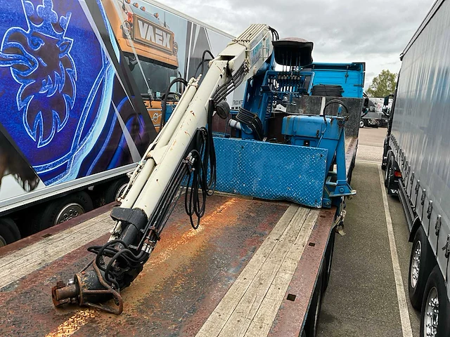 1993 pacton tdx339 oplegger met 1989 kennis 14000kg kraan - afbeelding 4 van  29