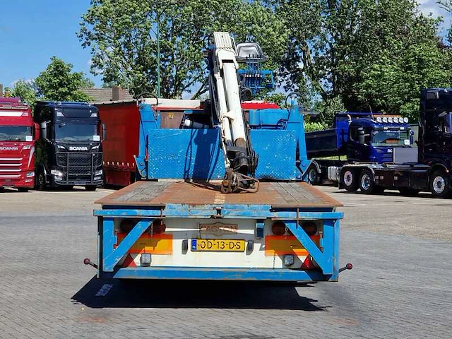 1993 pacton tdx339 oplegger met 1989 kennis 14000kg kraan - afbeelding 26 van  29