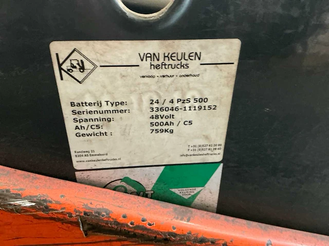 1993 toyota 5fbe18 vorkheftruck - afbeelding 7 van  19
