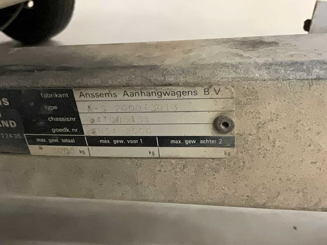1994 anssems aanhangwagen - afbeelding 5 van  13