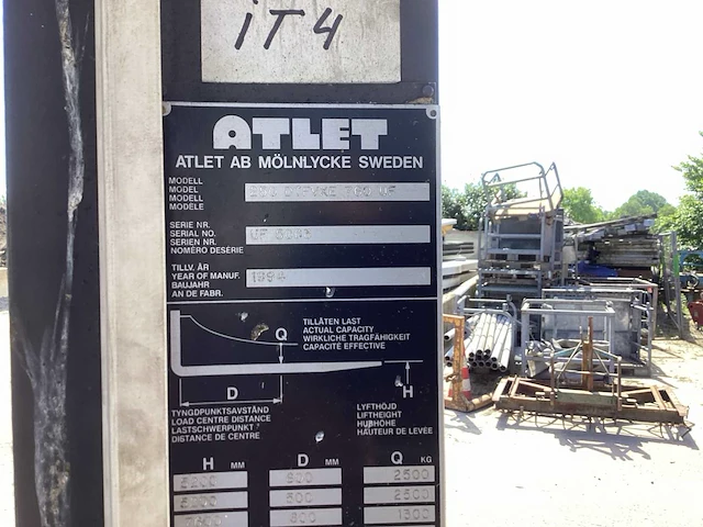 1994 atlet 250 dtfvxe 760 uf reachtruck - afbeelding 26 van  26