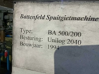 1994 battenfeld ba 500 cdk spuitgietmachine - afbeelding 7 van  18