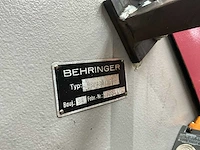 1994 behringer hpb430/afc horizontalebandzaagmachine - afbeelding 11 van  19