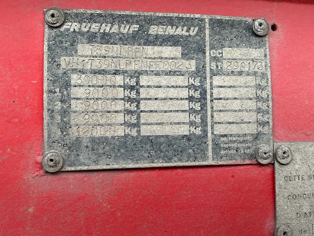 1994 benalu t39nlben bulk oplegger (75155-9) - afbeelding 10 van  13