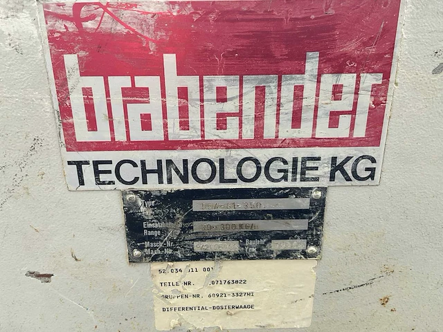 1994 brabender dbw-g1-350 weegband - afbeelding 9 van  9